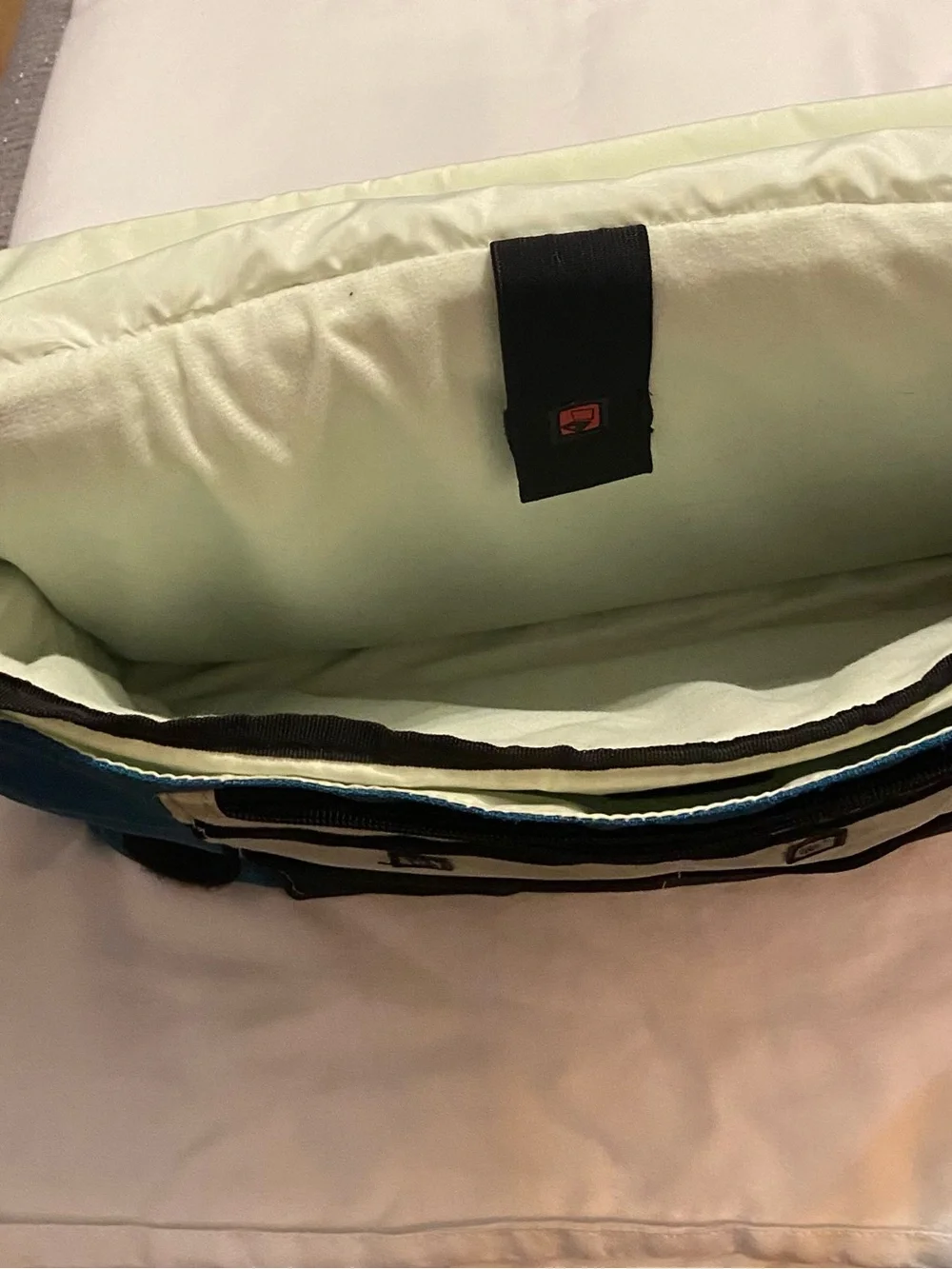 OGIO Blue Laptop Messenger Bag Tech Organizer Padded Tablet Compartment